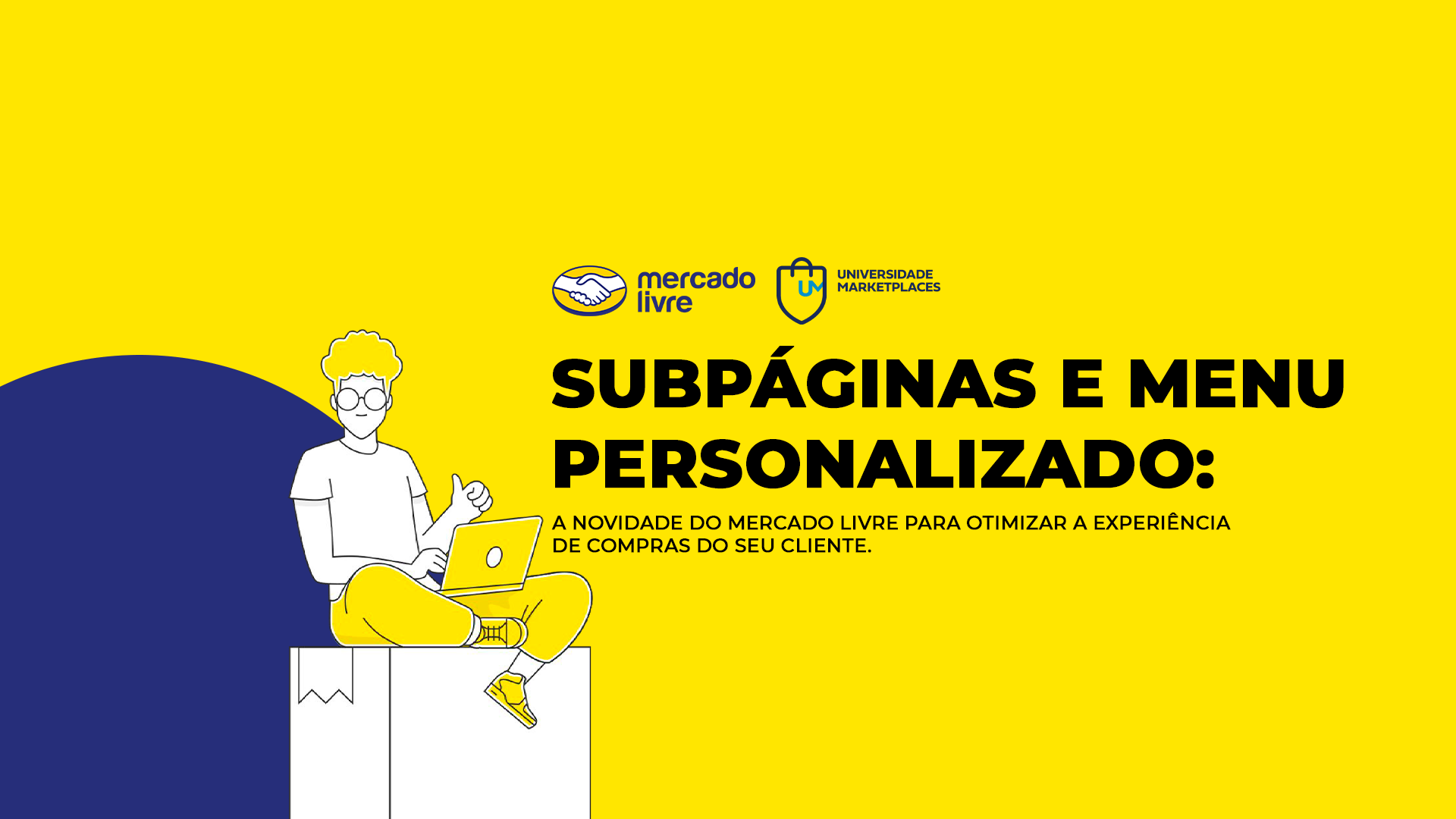 Subpáginas e Menu Personalizado do Mercado Livre