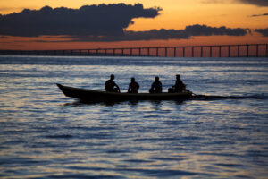 sunset and silhouettes on boat cruising the amazon 2023 11 27 05 23 25 utc - Universidade Marketplaces